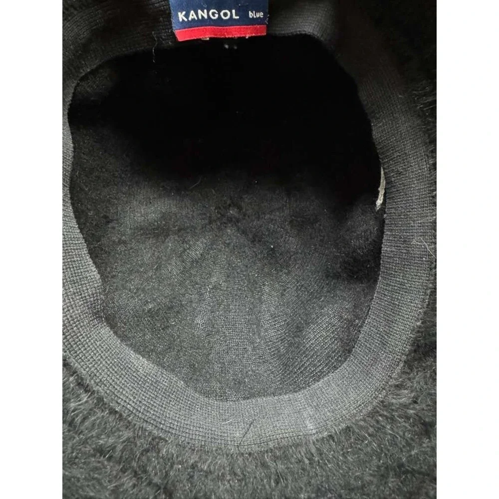 Kangol Furgora Casual Angora Blend Furry Casual Bucket Hat Black Unisex One Size